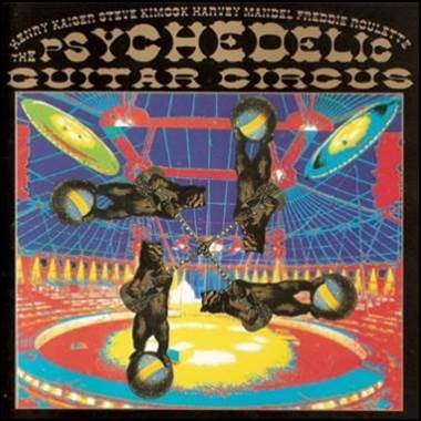 A cover of a psychedelic guitar circus

Description automatically generated