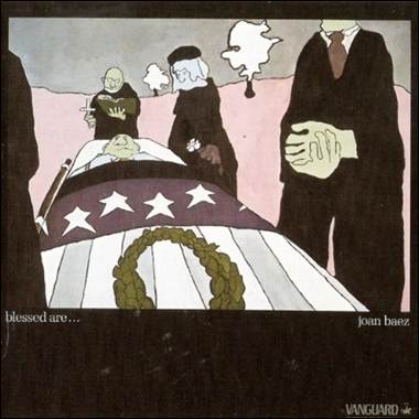 A person in a coffin with a wreath and a person in a suit

Description automatically generated
