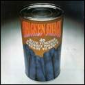 A can of chicken shack

Description automatically generated