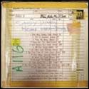 A record album with writing on paper

Description automatically generated with medium confidence
