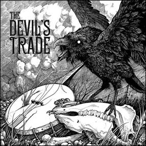 The image depicts a dark, ominous figure with outstretched wings and claws, holding a skull, set against a backdrop of skulls and bones.
AI-generated content may be incorrect.