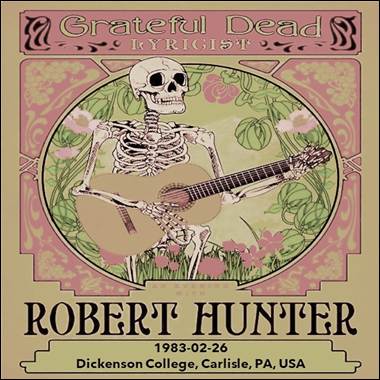 A poster with a skeleton playing a guitar

Description automatically generated
