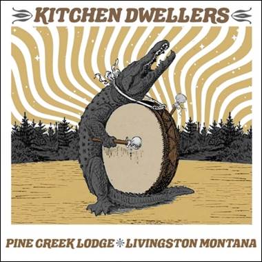 A crocodile with a drum

Description automatically generated