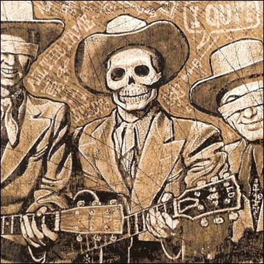 A group of men playing guitars

Description automatically generated