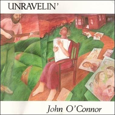 A painting of a person playing a guitar
Description automatically generated