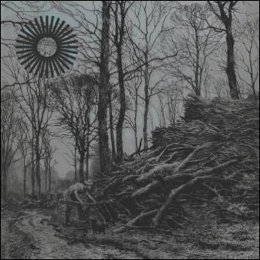 A black and white drawing of a pile of fallen trees

Description automatically generated