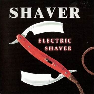 A red razor with a curved blade

Description automatically generated