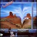 A poster of a desert landscape with Arches National Park in the background
Description automatically generated