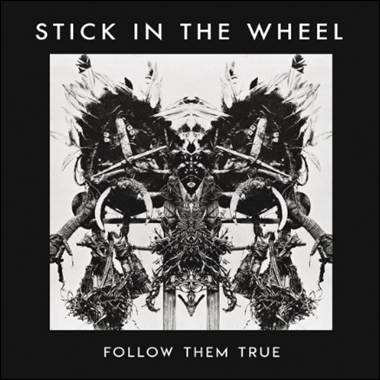 A black and white photo of a stick with feathers and a skull

Description automatically generated with medium confidence
