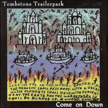A poster with a drawing of a castle and fire

Description automatically generated