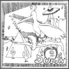 A drawing of a bird and a person

Description automatically generated