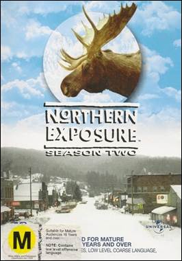 A poster of a moose in a town
Description automatically generated