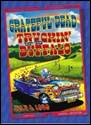 A poster with a cartoon of a car

Description automatically generated