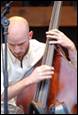 A person playing a double bass

Description automatically generated