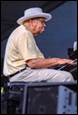 A person in a hat playing a piano

Description automatically generated with low confidence
