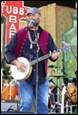A person playing a banjo

Description automatically generated