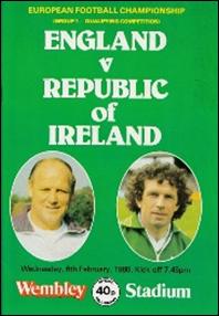 A green and white poster with two men

Description automatically generated